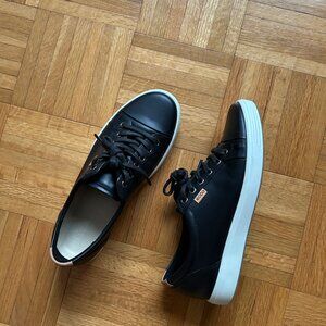 Ecco Sneakers - Black with White Trim - Size 39